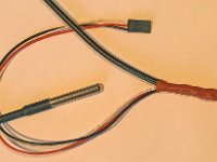 finished splce with large heat-shrink added.