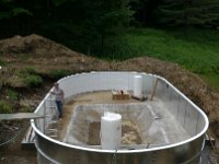 Insulation on the walls